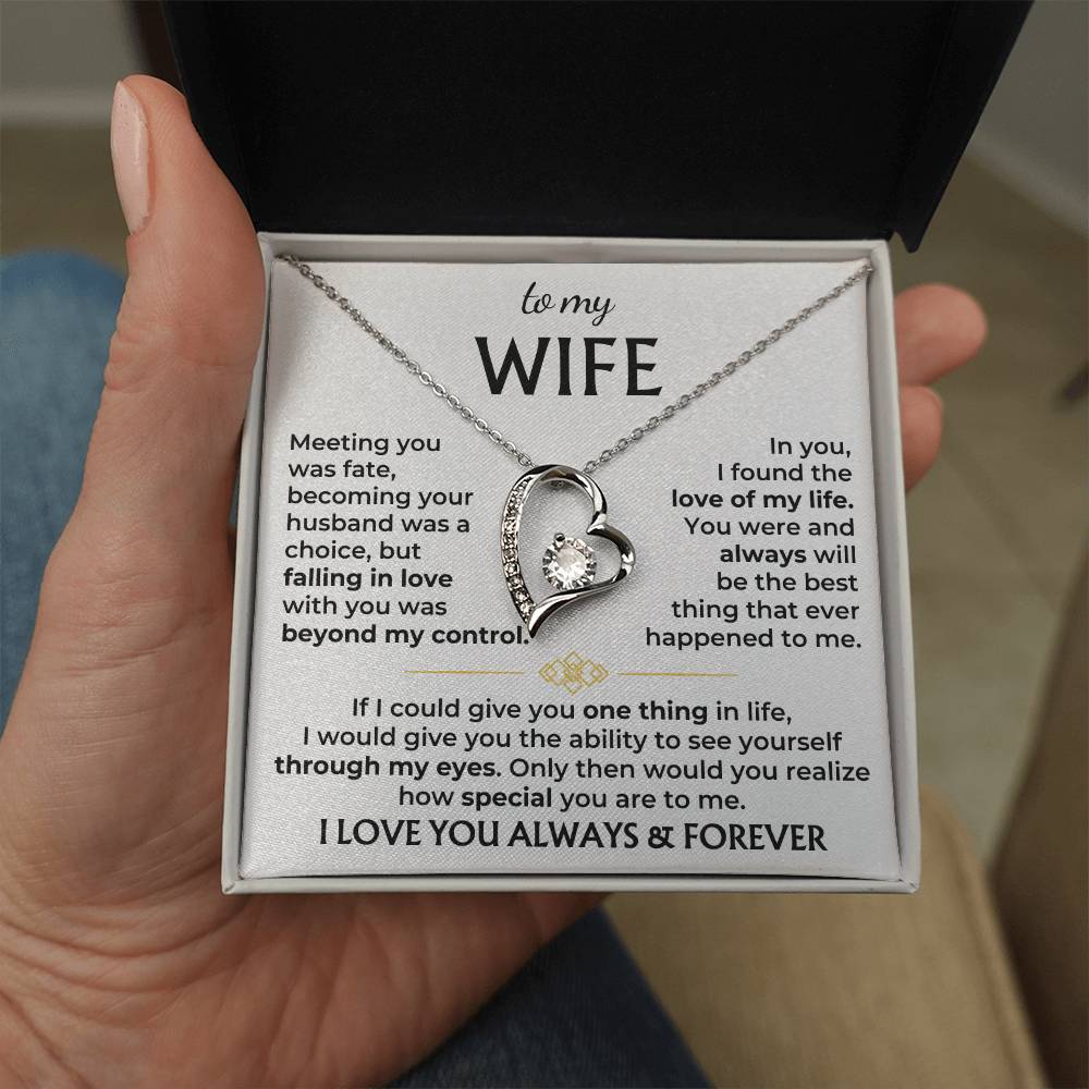 To My Wife – Love of My Life Necklace