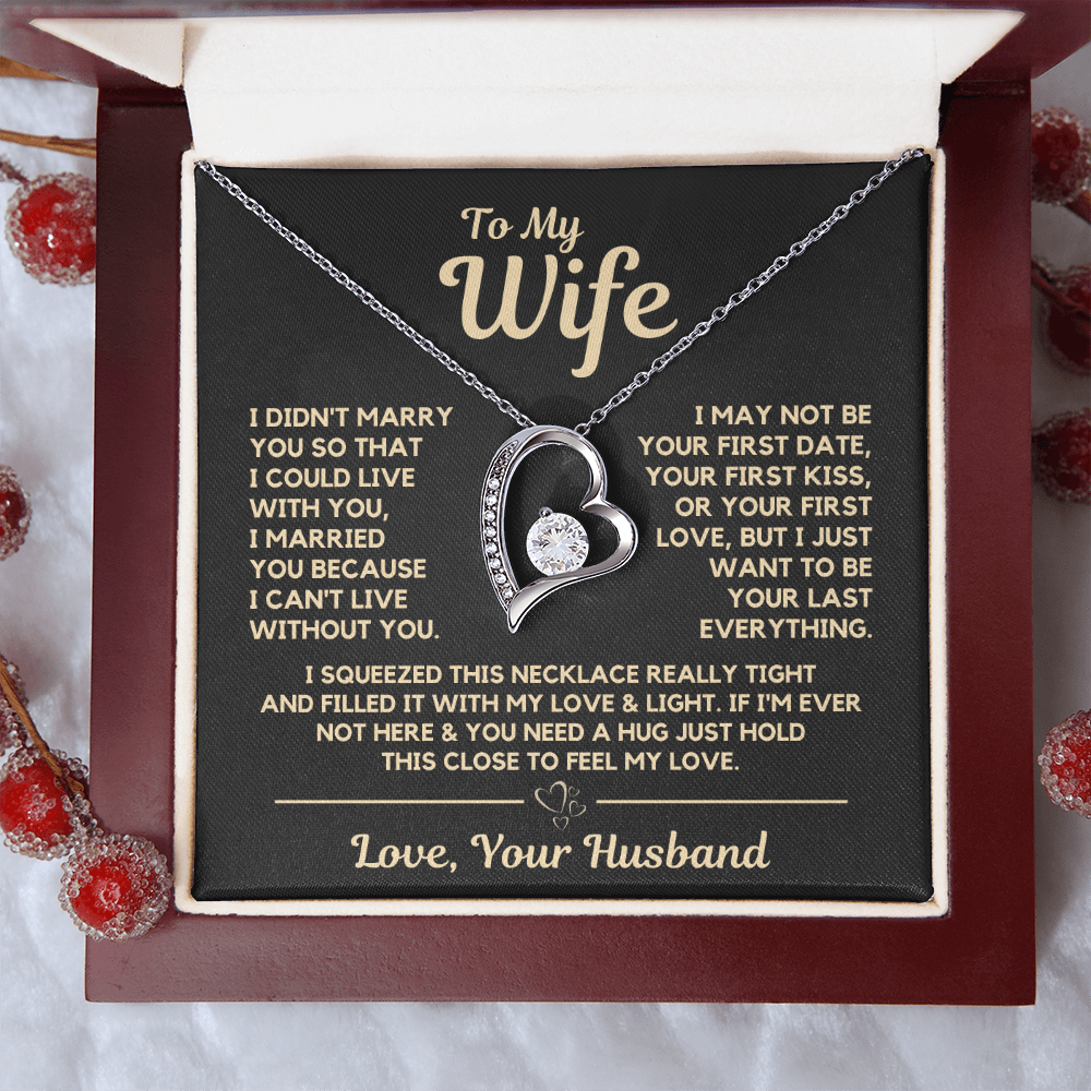 To My Wife - Heart Necklace