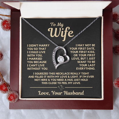 To My Wife - Heart Necklace