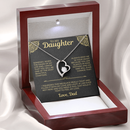 To My Daughter " Always Keep Me in Your Heart " Love Dad