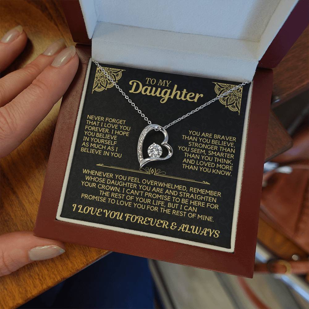 To My Daughter – A Promise of Forever Necklace