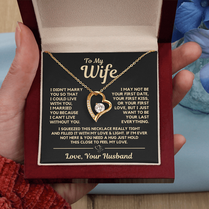 To My Wife - Heart Necklace