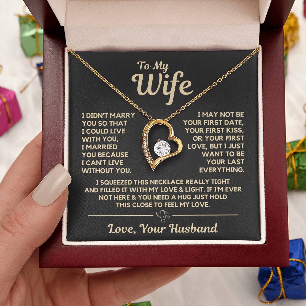 To My Wife - Heart Necklace