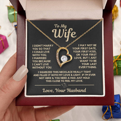 To My Wife - Heart Necklace