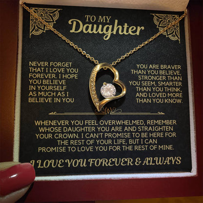 To My Daughter – A Promise of Forever Necklace