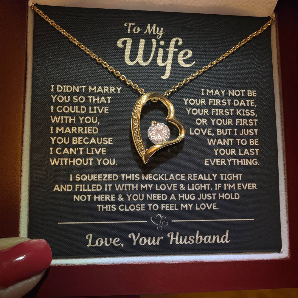 To My Wife - Heart Necklace