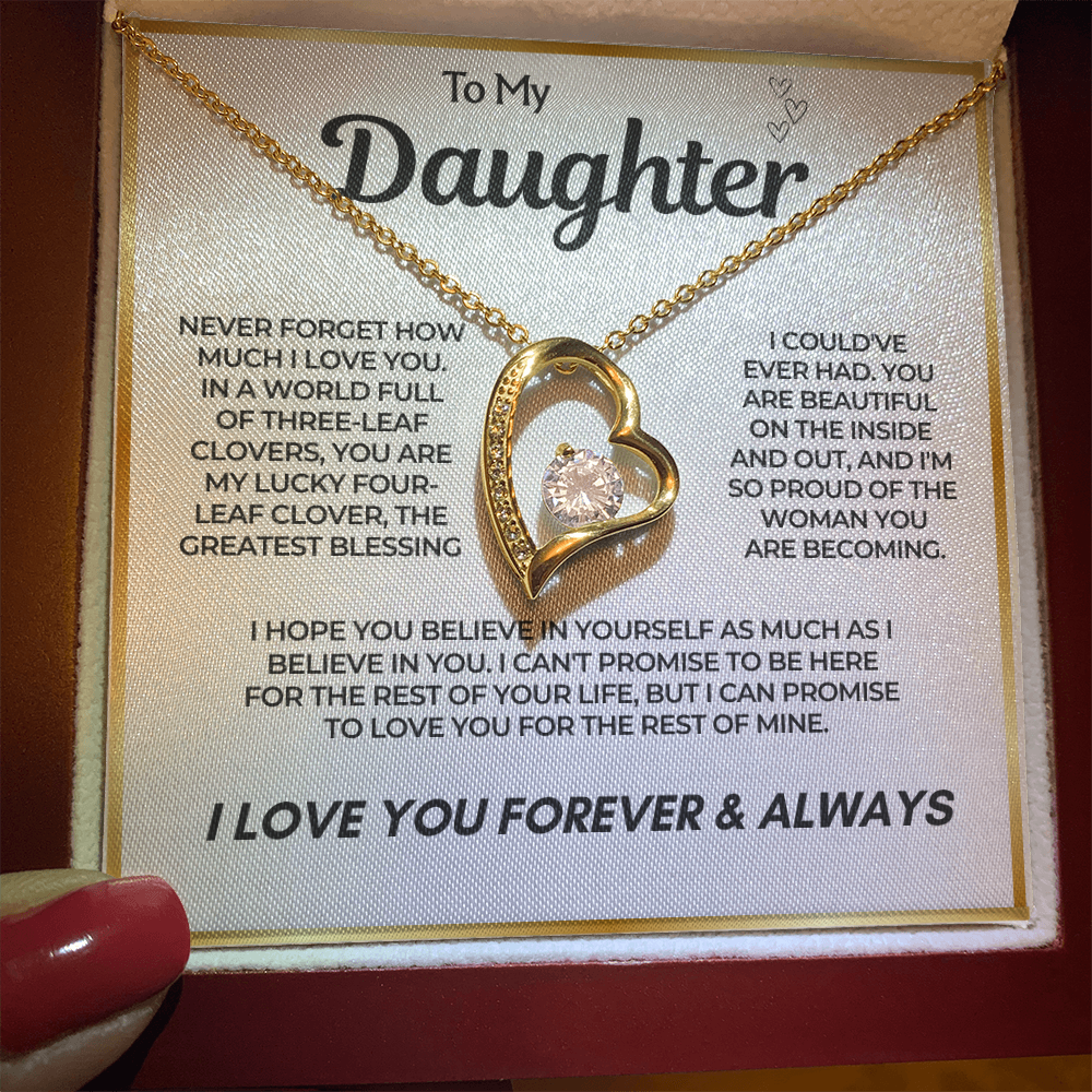 To My Daughter – Believe In Yourself Necklace