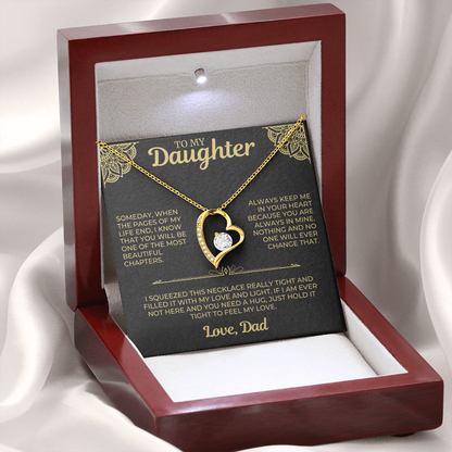 To My Daughter " Always Keep Me in Your Heart " Love Dad