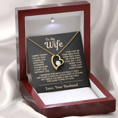 To My Wife - Heart Necklace