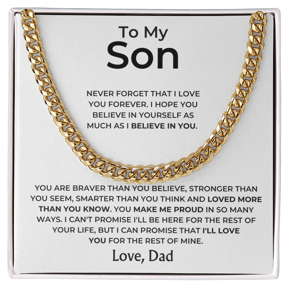 To My Son - Love Dad - Gift Set