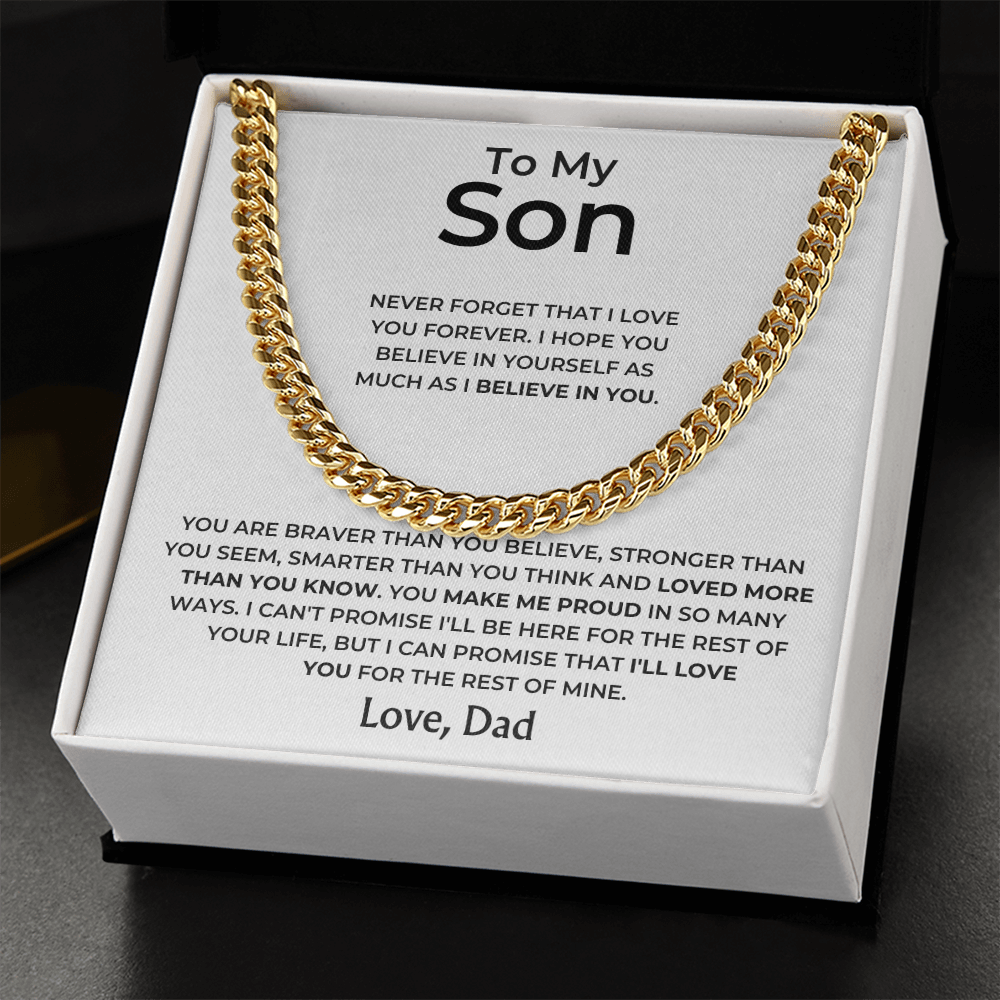 To My Son - Love Dad - Gift Set