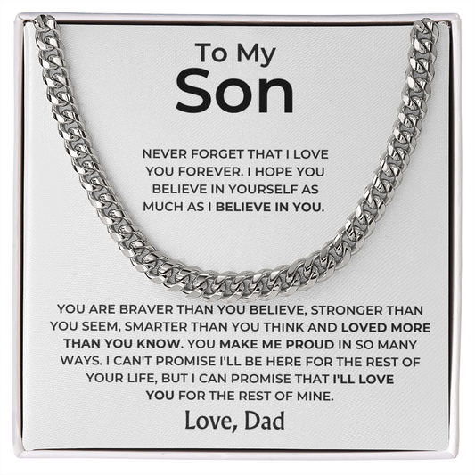To My Son - Love Dad - Gift Set