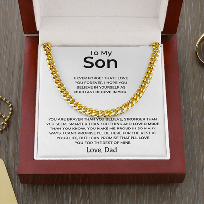 To My Son - Love Dad - Gift Set
