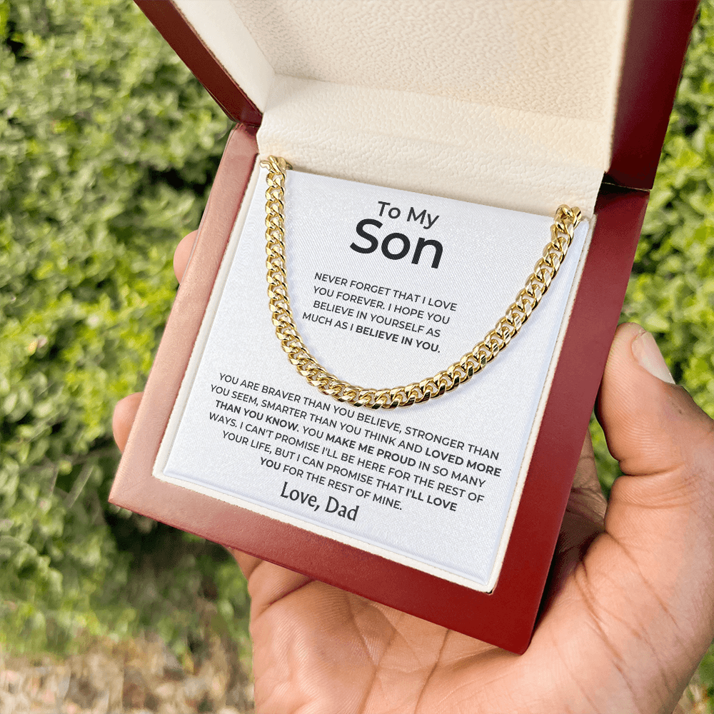 To My Son - Love Dad - Gift Set
