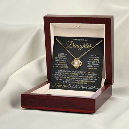 To My Daughter – Proud Beyond Words Necklace