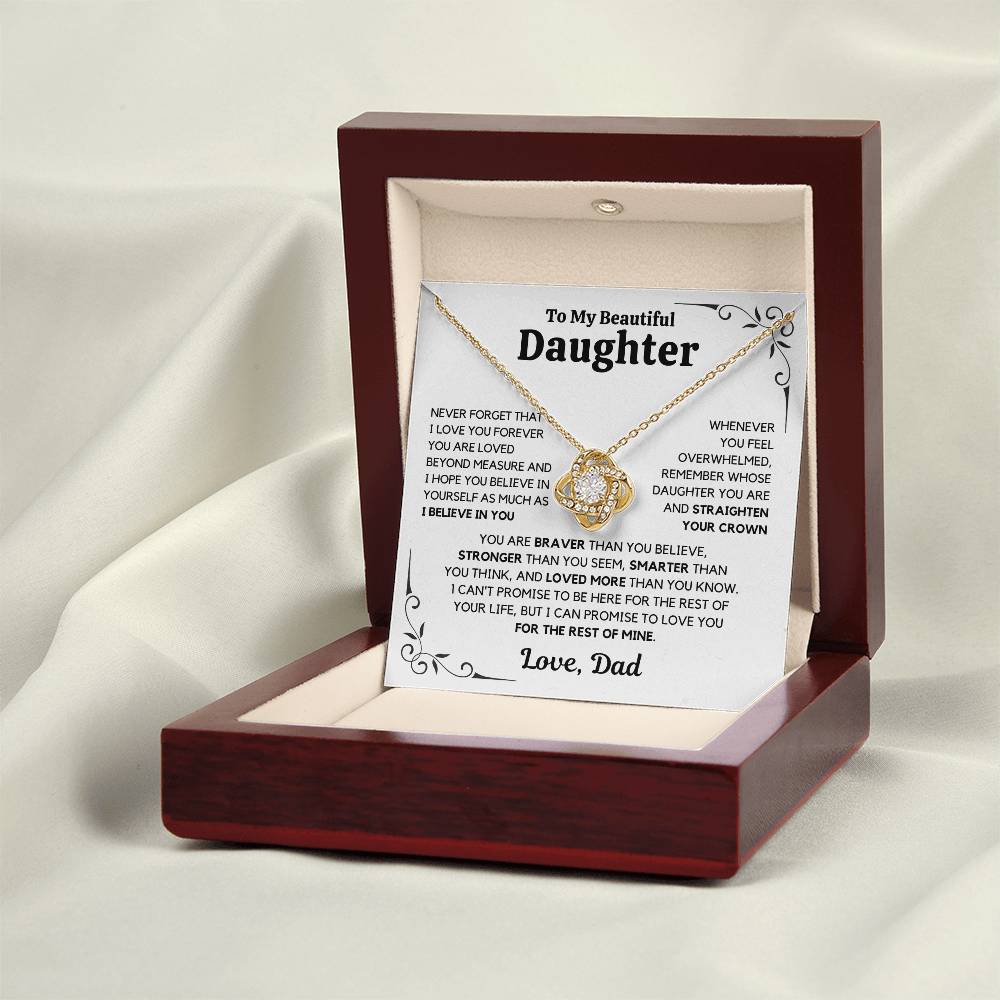 To My Daughter – Love You Forever Necklace