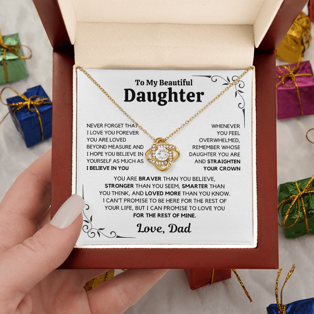 To My Daughter – Love You Forever Necklace