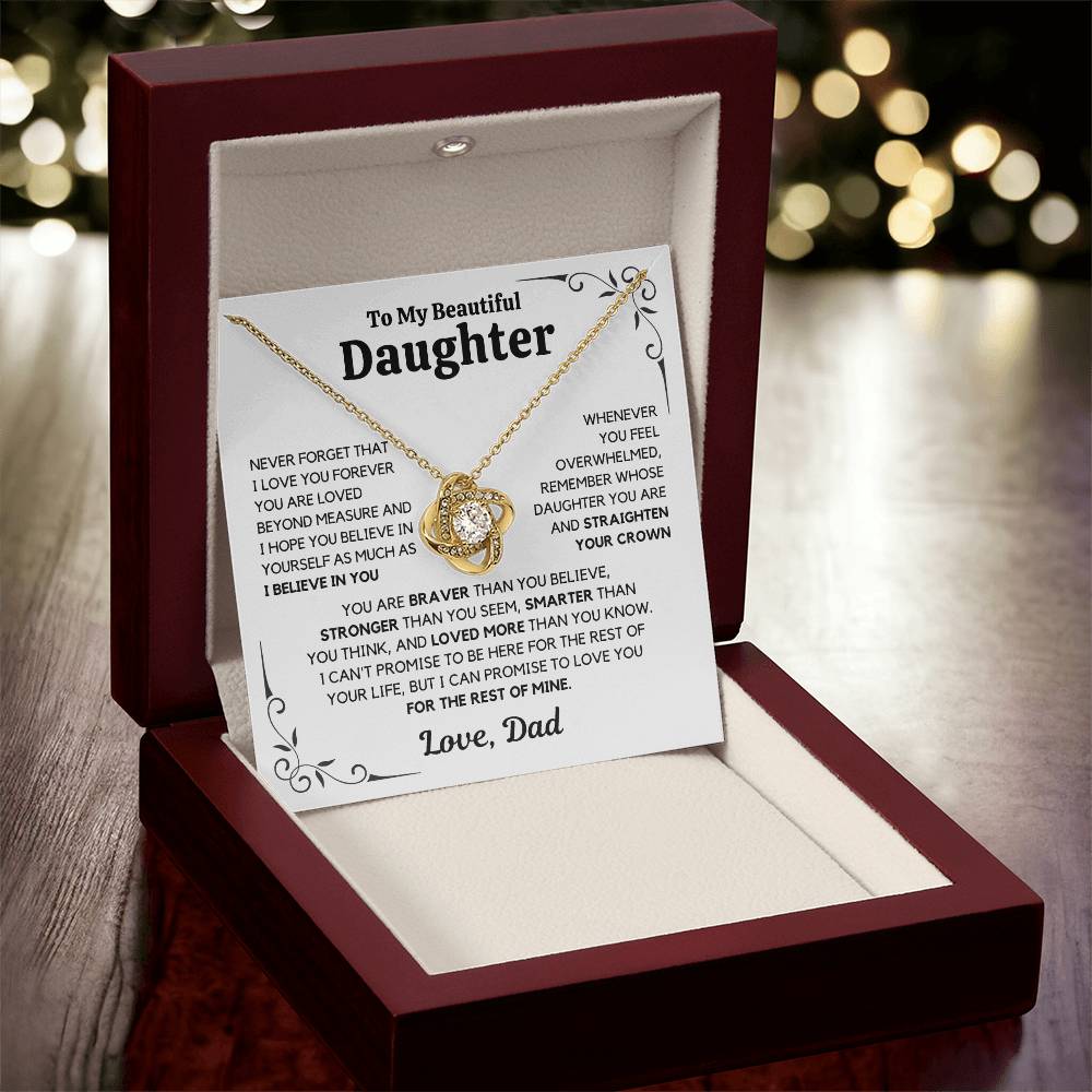 To My Daughter – Love You Forever Necklace