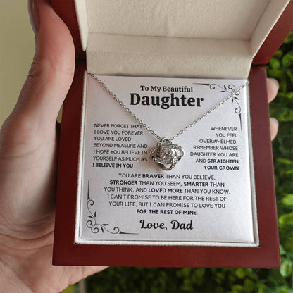To My Daughter – Love You Forever Necklace