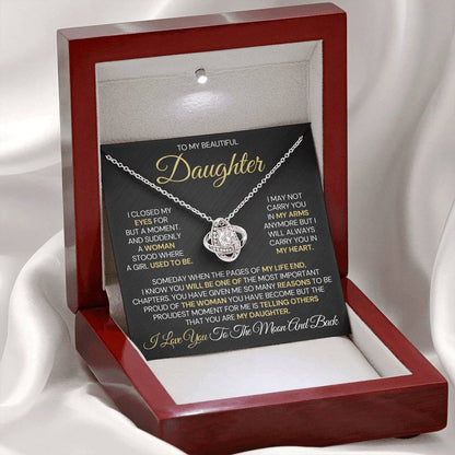 To My Daughter – Proud Beyond Words Necklace