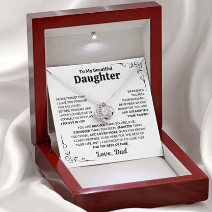 To My Daughter – Love You Forever Necklace