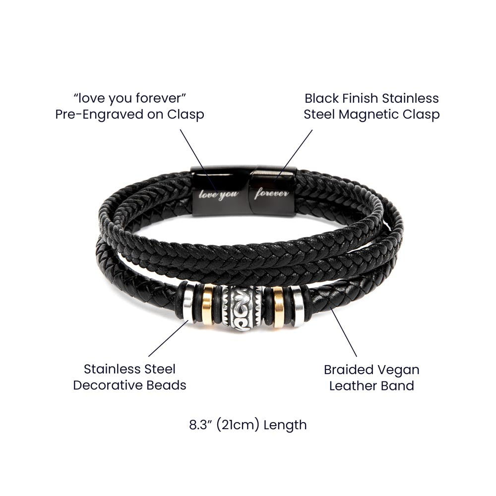 To My Son – Love You Forever Bracelet