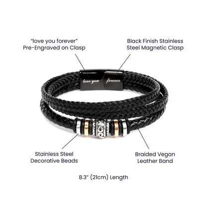 To My Son – Love You Forever Bracelet