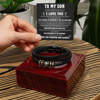 To My Son – Love You Forever Bracelet