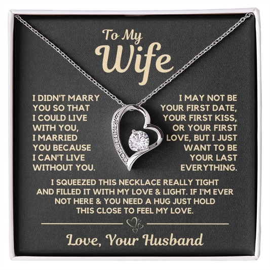 To My Wife - Heart Necklace