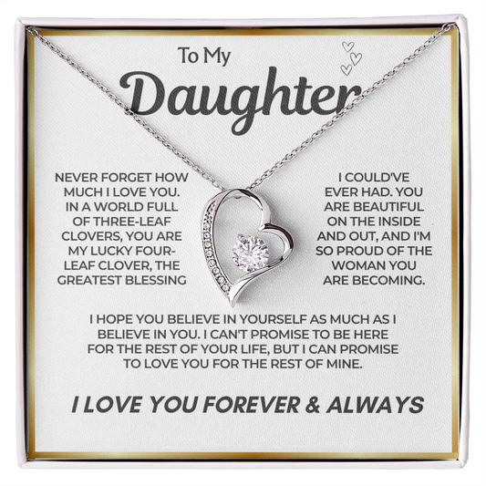 To My Daughter – Believe In Yourself Necklace