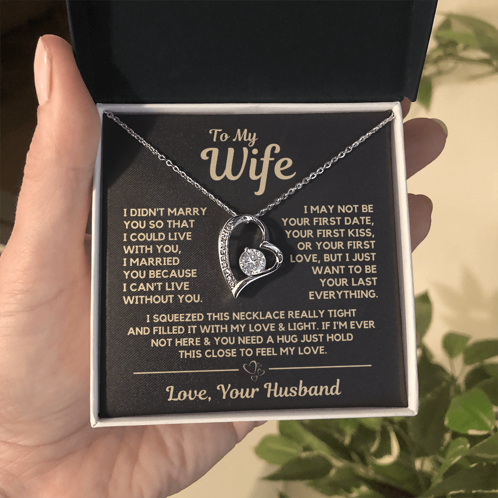To My Wife - Heart Necklace