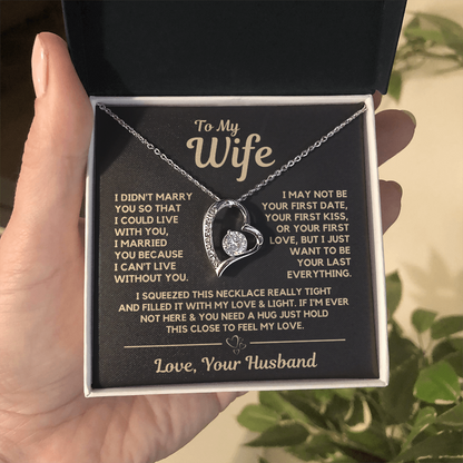 To My Wife - Heart Necklace