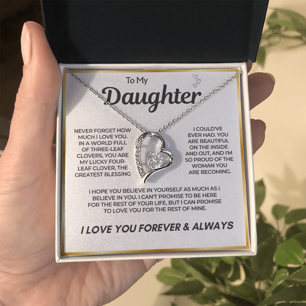 To My Daughter – Believe In Yourself Necklace