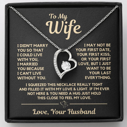 To My Wife - Heart Necklace