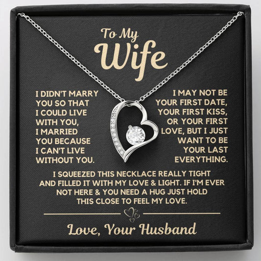 To My Wife - Heart Necklace