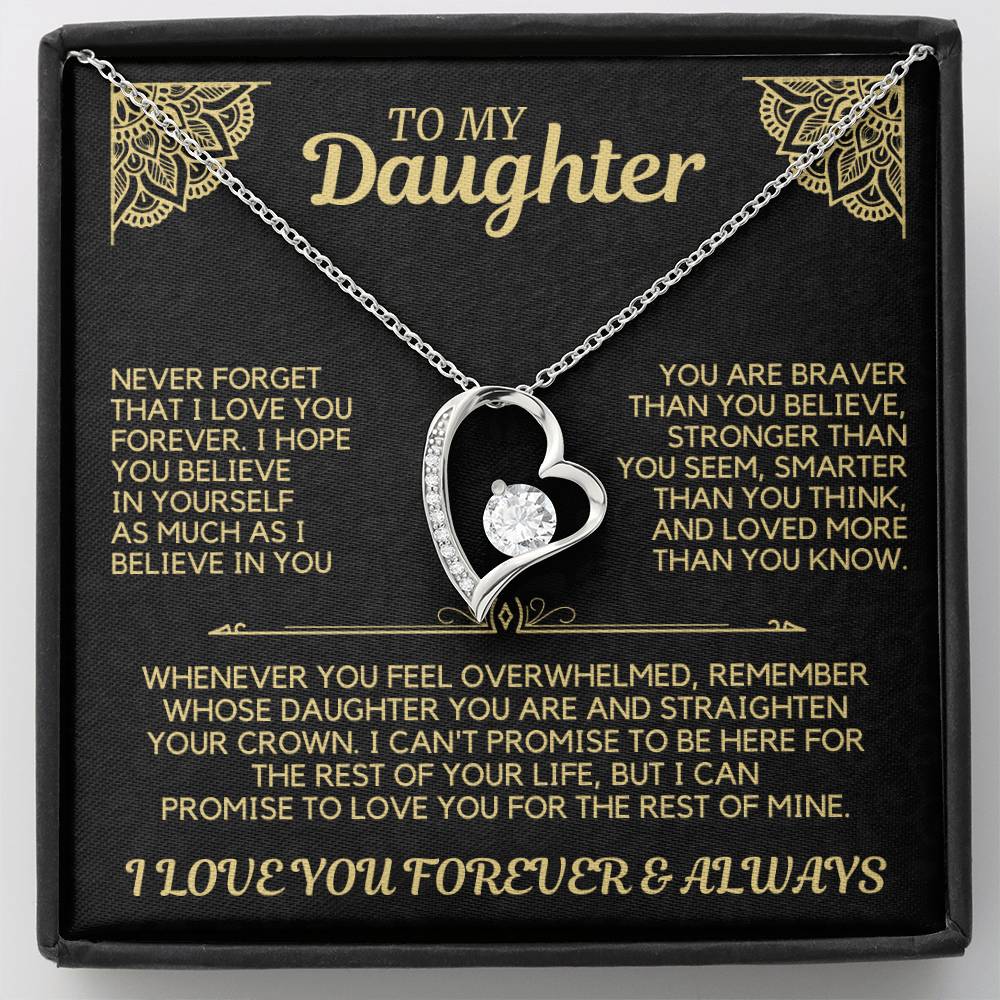 To My Daughter – A Promise of Forever Necklace
