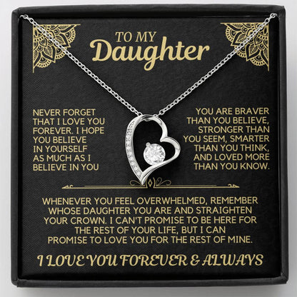 To My Daughter – A Promise of Forever Necklace