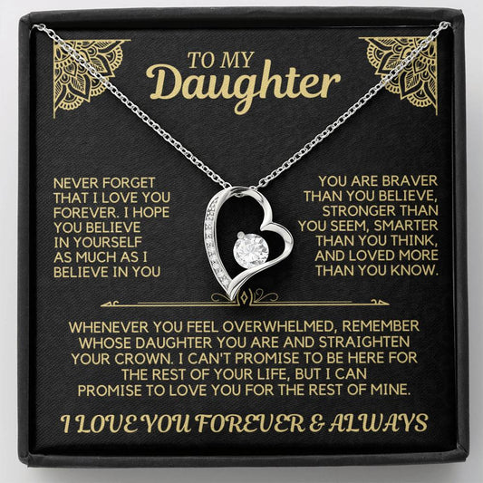 To My Daughter – A Promise of Forever Necklace
