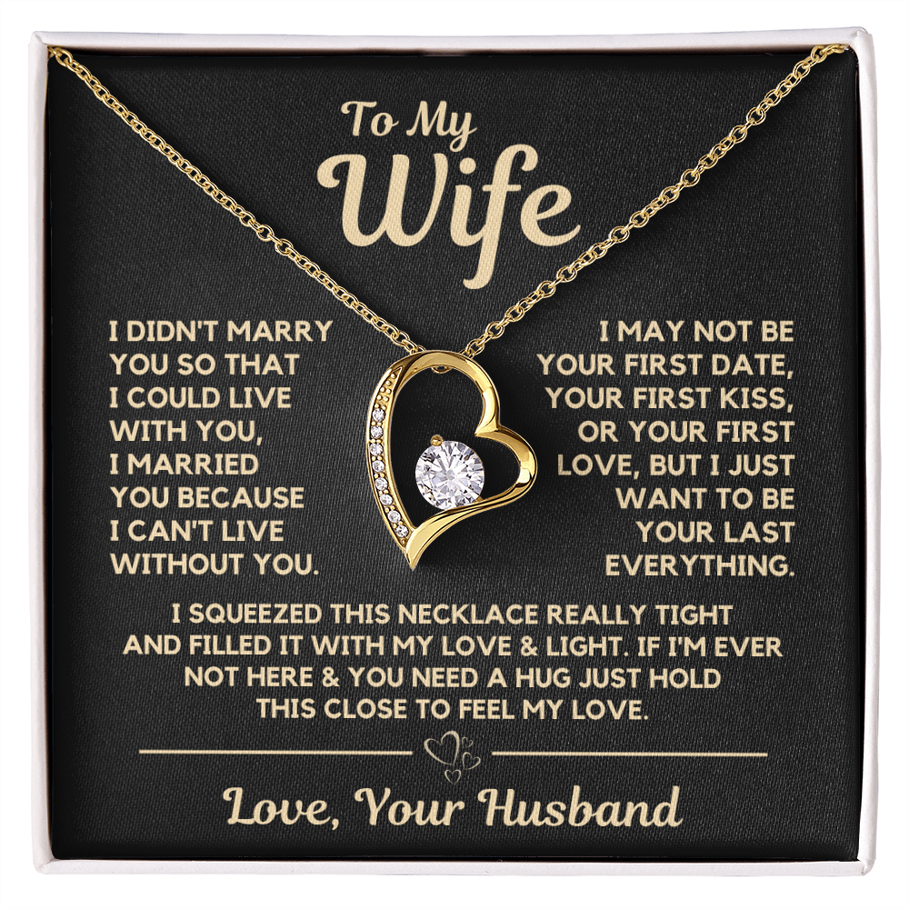 To My Wife - Heart Necklace