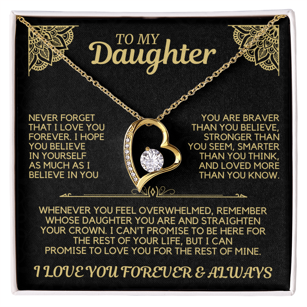 To My Daughter – A Promise of Forever Necklace