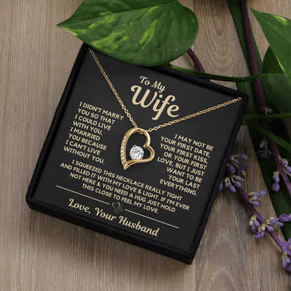 To My Wife - Heart Necklace