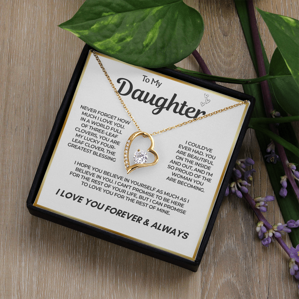 To My Daughter – Believe In Yourself Necklace
