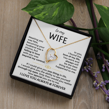 To My Wife – Love of My Life Necklace