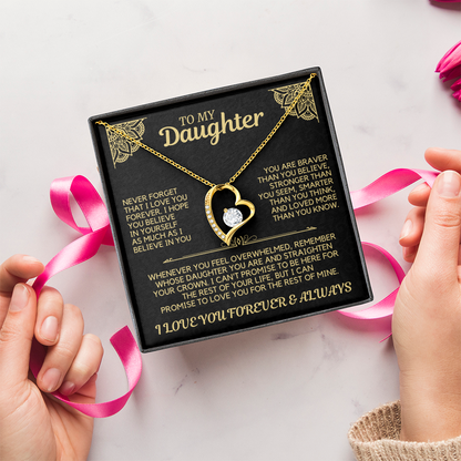 To My Daughter – A Promise of Forever Necklace