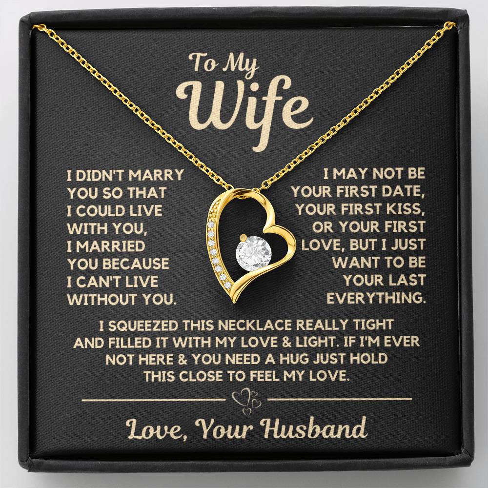 To My Wife - Heart Necklace