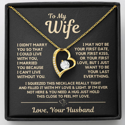 To My Wife - Heart Necklace